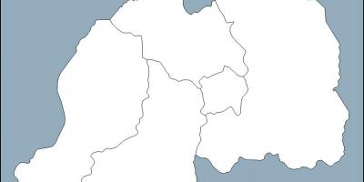 Ruanda kartes kontūra